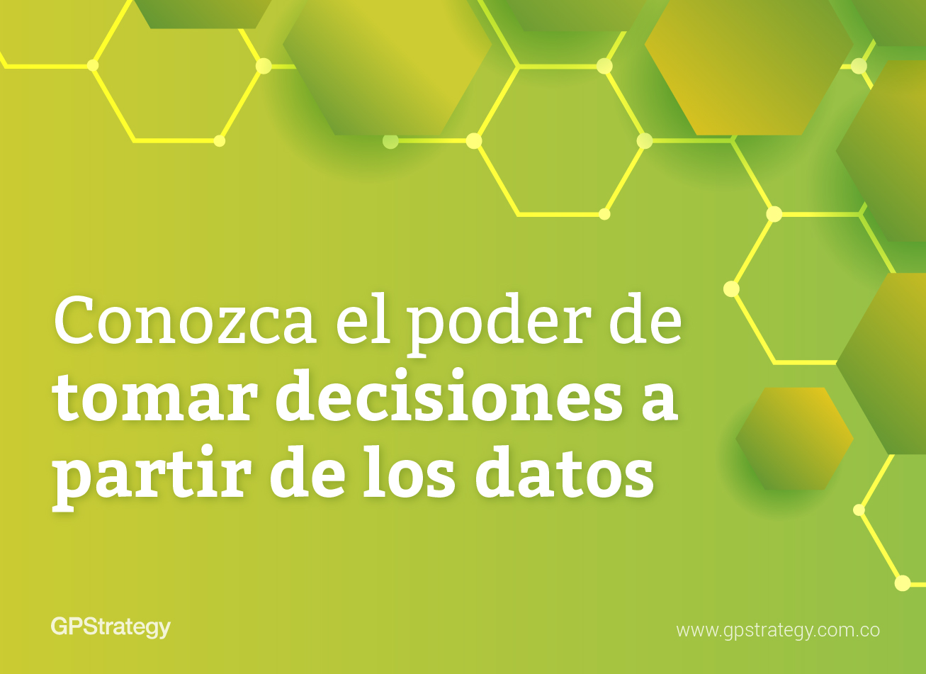 tomar decisiones a partir de los datos